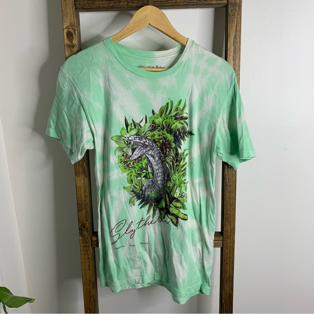 Harry Potter Slytherin tie-dye shirt